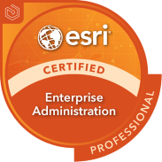 logo de la certification ESRI Enterprise Administration Professional